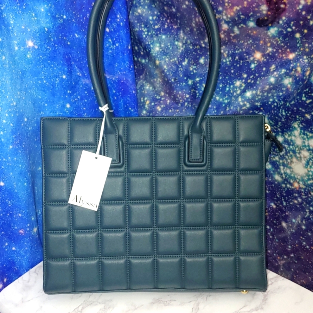 Big Teal Purse